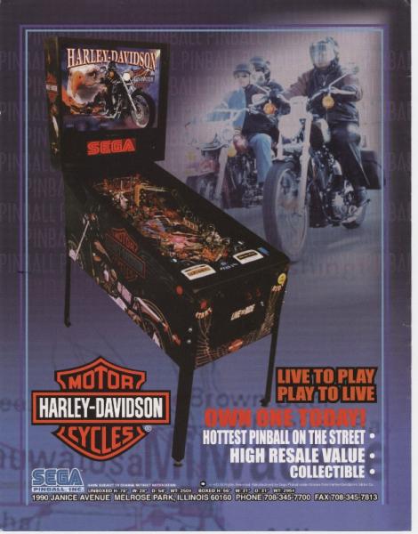 HARLEY DAVIDSON SEGA