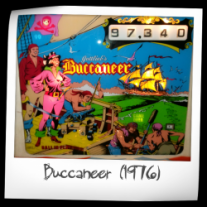 Buccaneer (Gottlieb) Rubber Kit (Black, White, Translucent)