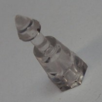 Translucent Plastic Mini Post - 1" Tall - CLEAR