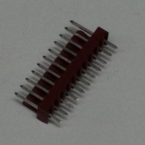 11h str sq pin .100 solid tab connector