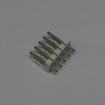 .156" 5 Position Male Locking Header 