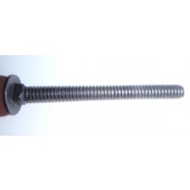 Carriage Bolt 1/4-20 x 2-7/16" RH black 