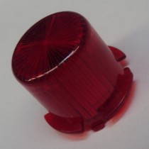 Plastic Light Dome  RED  - Twist On