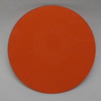 Orange disc 2" diameter. Bowling puck 
