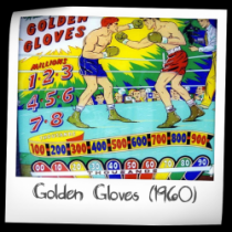 Golden Gloves Pinball Machine (Williams, 1960)