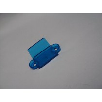 1-1/4" Translucent Double Sided Lane Guide - blue