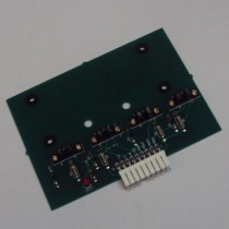 The Flintstones pcb assembly 4 bank drop target opto