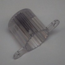 Plastic Light Dome (Screw Tab) - CLEAR