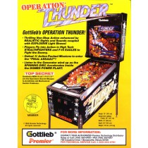 Operation Thunder Gottlieb  rubber kit - Black