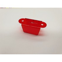 2-1/8" Double Sided Lane Guide - translucent red (Overall length is 2-1/8".1-1/2" Centre of Hole to Hole).