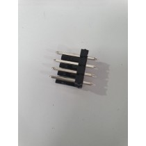 .156" (3.96mm) Locking Header 4 pin (White)