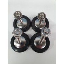 LEG LEVELER AND RUBBER FEET PACK (SET OF 4)