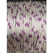 W22-097 WIRE. White and Purple.