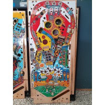 The Adventures of Rocky and Bullwinkle and Friends Playfield. (Data East)