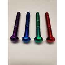 ECONOMY LEG BOLT COLOURED Metallic RED - stand size and head