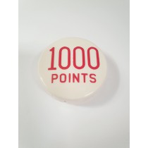 GOTTLIEB POP BUMPER CAP 1000 POINTS RED (A14938R)