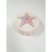 Gottlieb BUMPER CAP - Blue outer, Orange inner Star A15200O