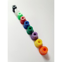DEMON SILICONE Rubber sleeve - tapered BLACK