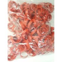 BULK STANDARD FLIPPER RUBBER PACK RED (1-1/2" x 1/2) 200 Aprox.