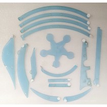 CIRQUS VOLTAIRE (Bally) Backbox clear plastics set.