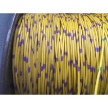wire 22 g  yellow and purple