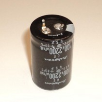 CAPACITOR ELECT 100V 2200UF 20% RAD