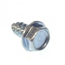 #8 x 3/8" Unslotted Hex Head Screw - Zinc Plated 82-002008-06 