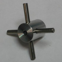 Metal 4 way part