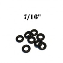 7/16" Black Bumper Post Rings Premium