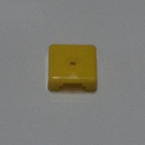 Target face - 3D square yellow 