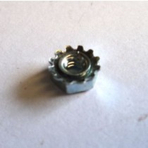 nut with star washer 4-32