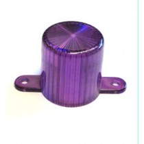 Plastic Light Dome (Screw Tab) - Purple 