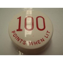 Gottlieb 100 Points When Lit RED POP BUMPER CAP