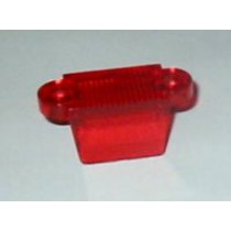 1-1/4" Translucent Double Sided Lane Guide -  RED 