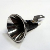 Reflector and socket assembly - black