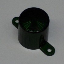 Plastic Light Dome (Screw Tab) - Green 