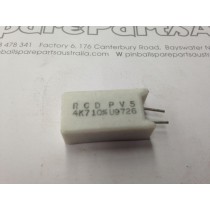Resistor 4.7k ohm 5w 10% vertical