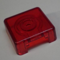 Target face - 3D square tr red