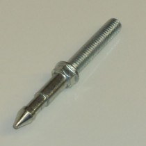 1-7/8" Tall Metal Post With Threaded Base