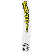 world cup soccer 94 Pass decal 