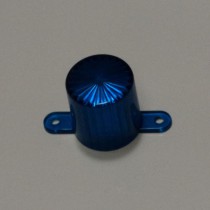Plastic Light Dome (Screw Tab) - Blue