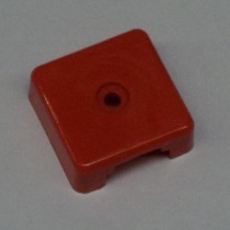 Target face - 3D square op orange