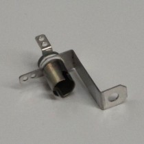 Miniature Bayonet Base 3-Lead Socket With Long Mounting Bracket 