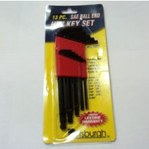 SAE Hex Key Set - 13 Pieces