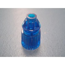 Plastic Translucent Star Post 1-1/16" Tall - light blue