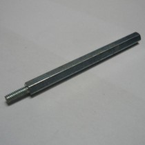 post mf 8-32 x 3.00 zinc 1/4 hex