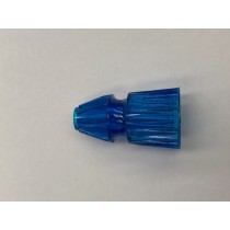Post #8 x 1-3/16 inch star blue transparent