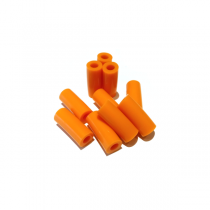 1-1/16" Orange Rubber Post Sleeve Premium.