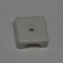 Target face - 3D square op white