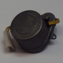Motor and connector assembly